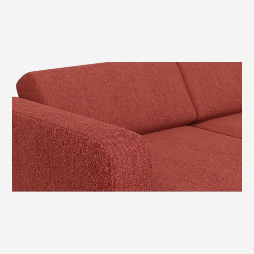 Canapé compact en tissu - Rouge 