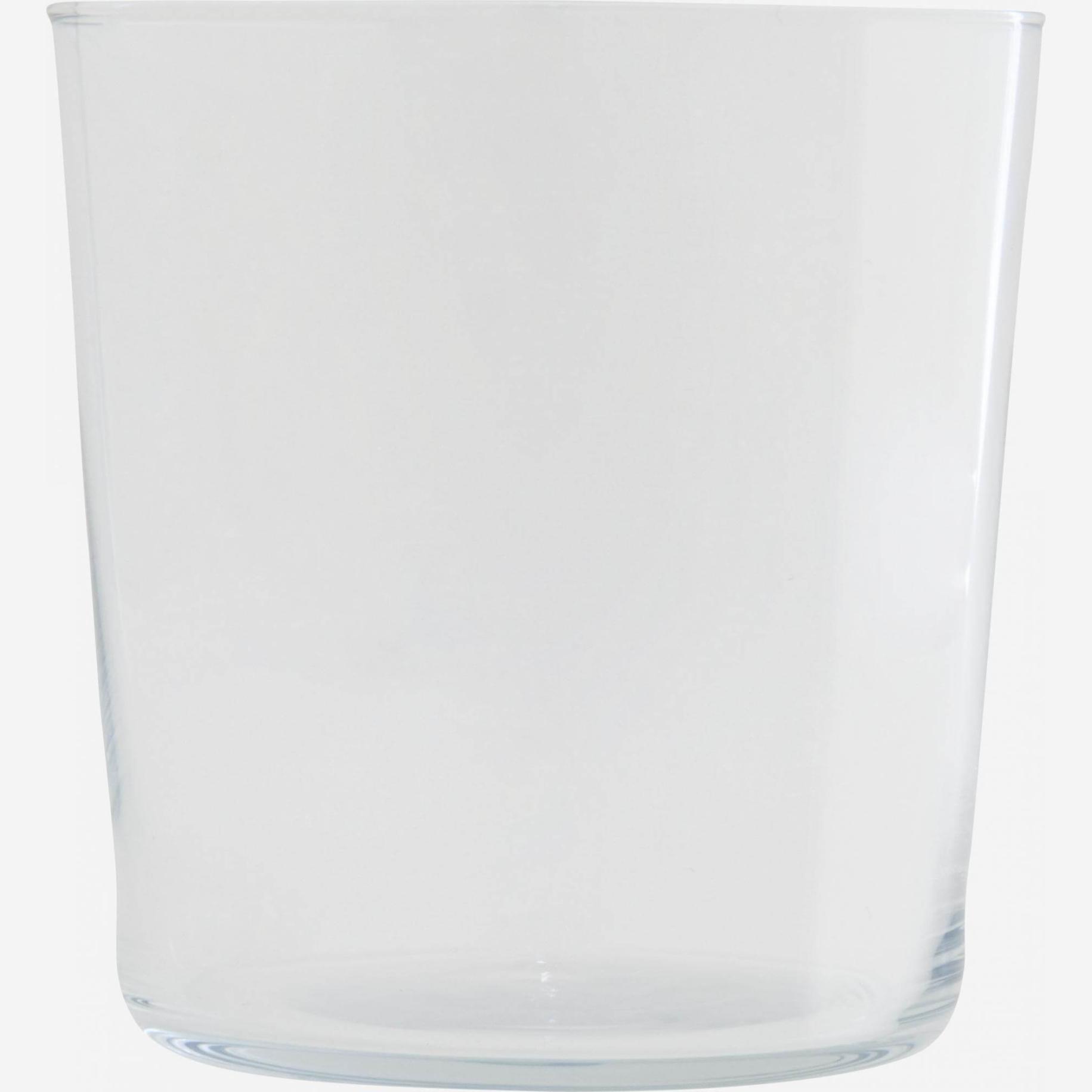 Lot de 6 gobelets en verre - 35 cl - Transparent