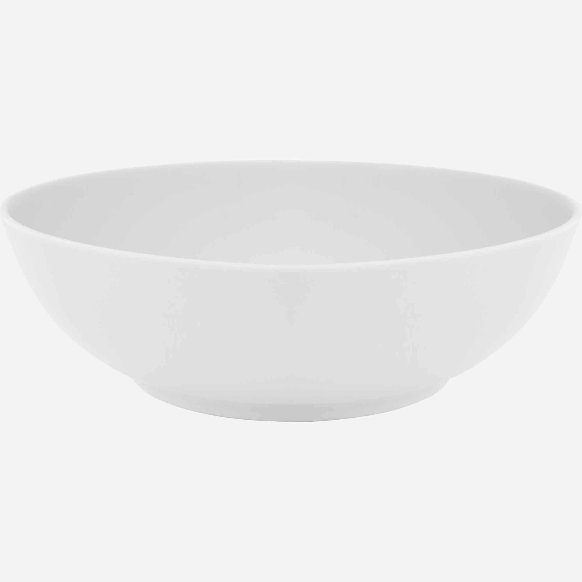 Porcelain salad bowl - 30 cm - White