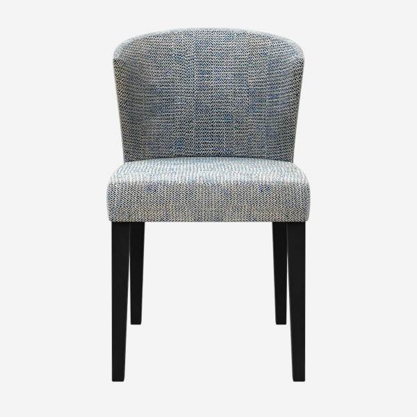 Stoffen stoel - Gemengd grijs