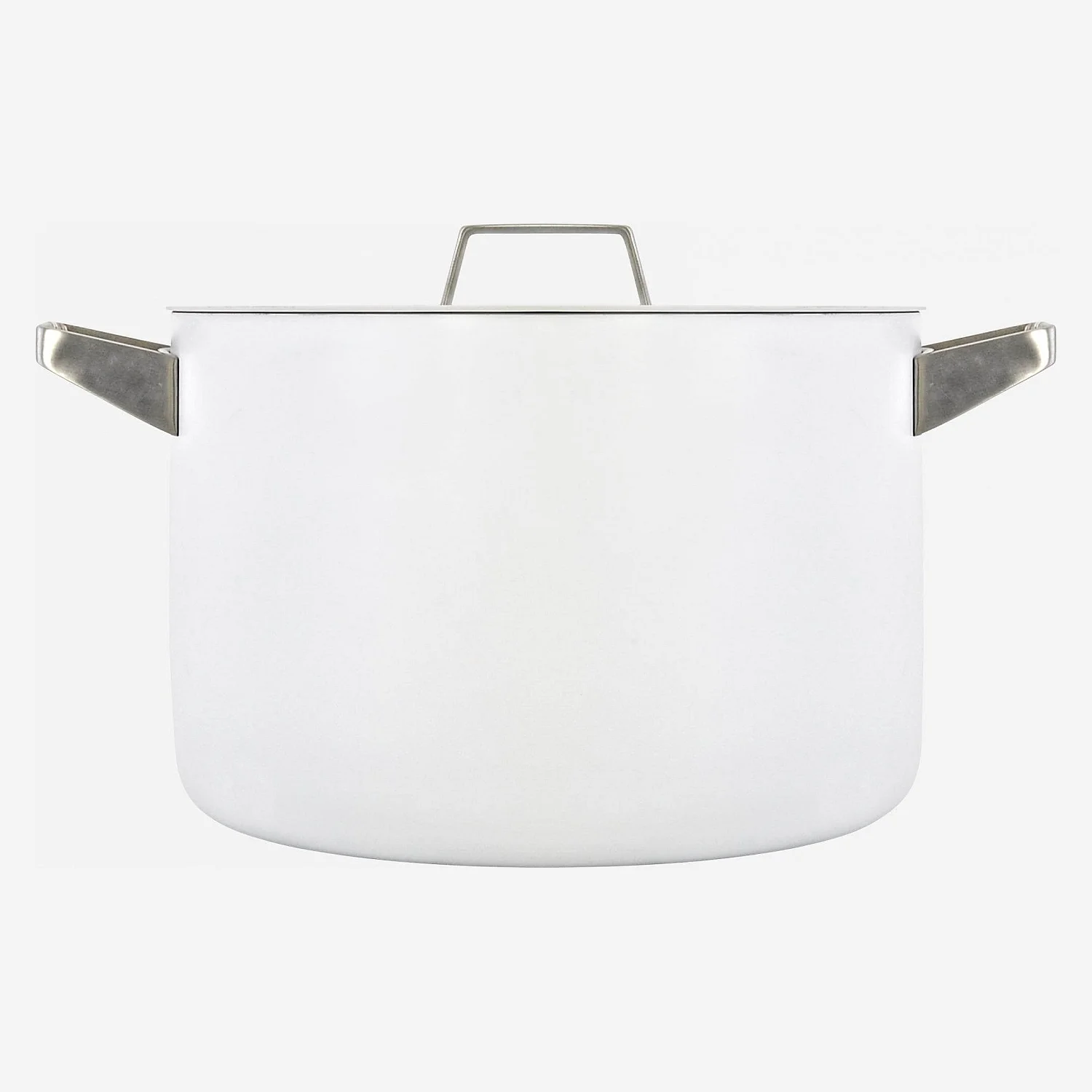 Pentola con coperchio da 26 cm in alluminio bianco esterno e rivestimento interno in ceramica - 7