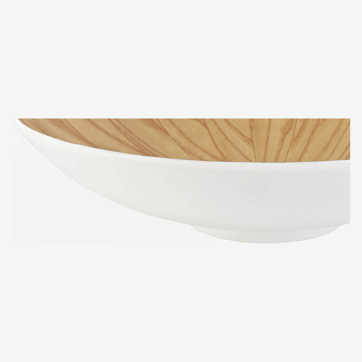 Bamboo salad bowl - 45 cm - White - 2
