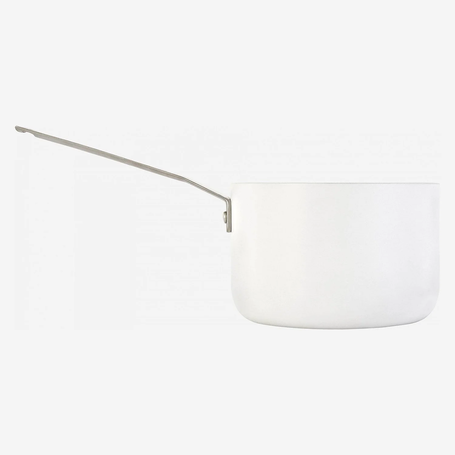 Casserole avec couvercle 18 cm en aluminium extérieur blanc et revêtement intérieur céramique - 7