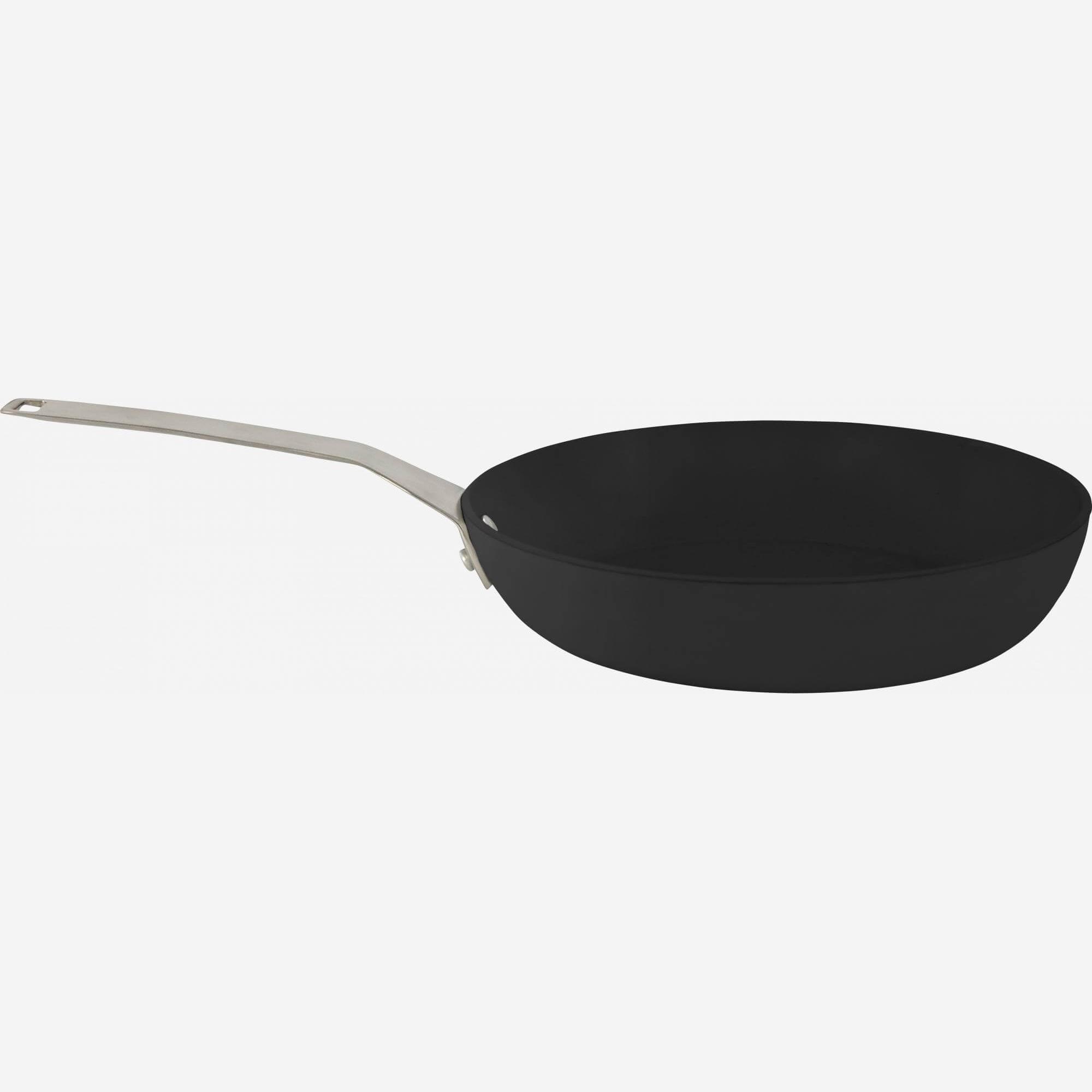 Aluminium and teflon frying pan - 24 cm - Grey