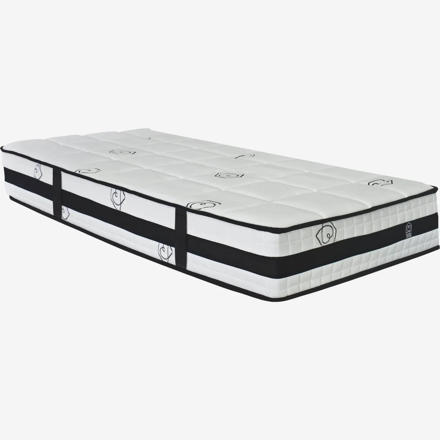 Matelas en mousse à mémoire de forme 90x200cm - soutien ferme