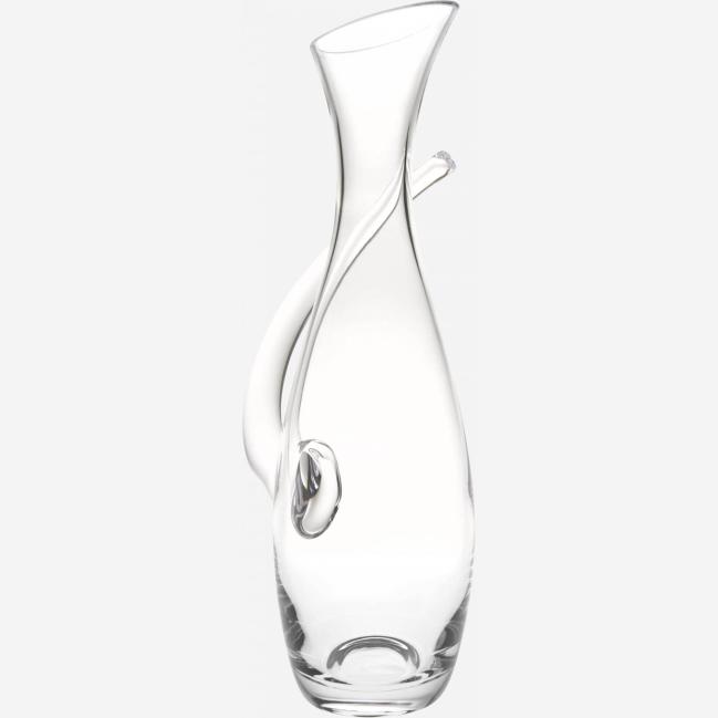 Carafe en verre avec anse