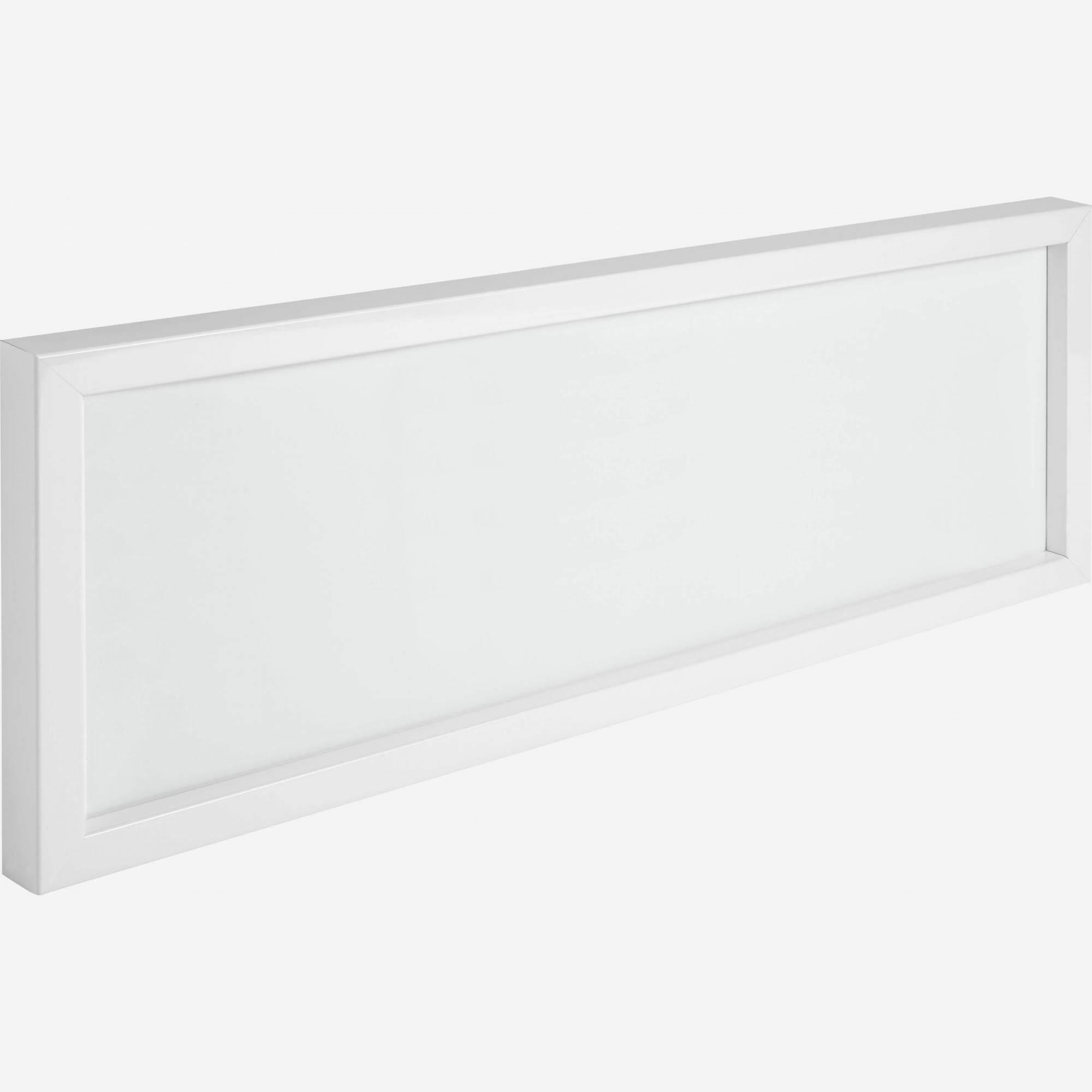 Cornice da parete in legno - 19 x 57 cm - Bianco