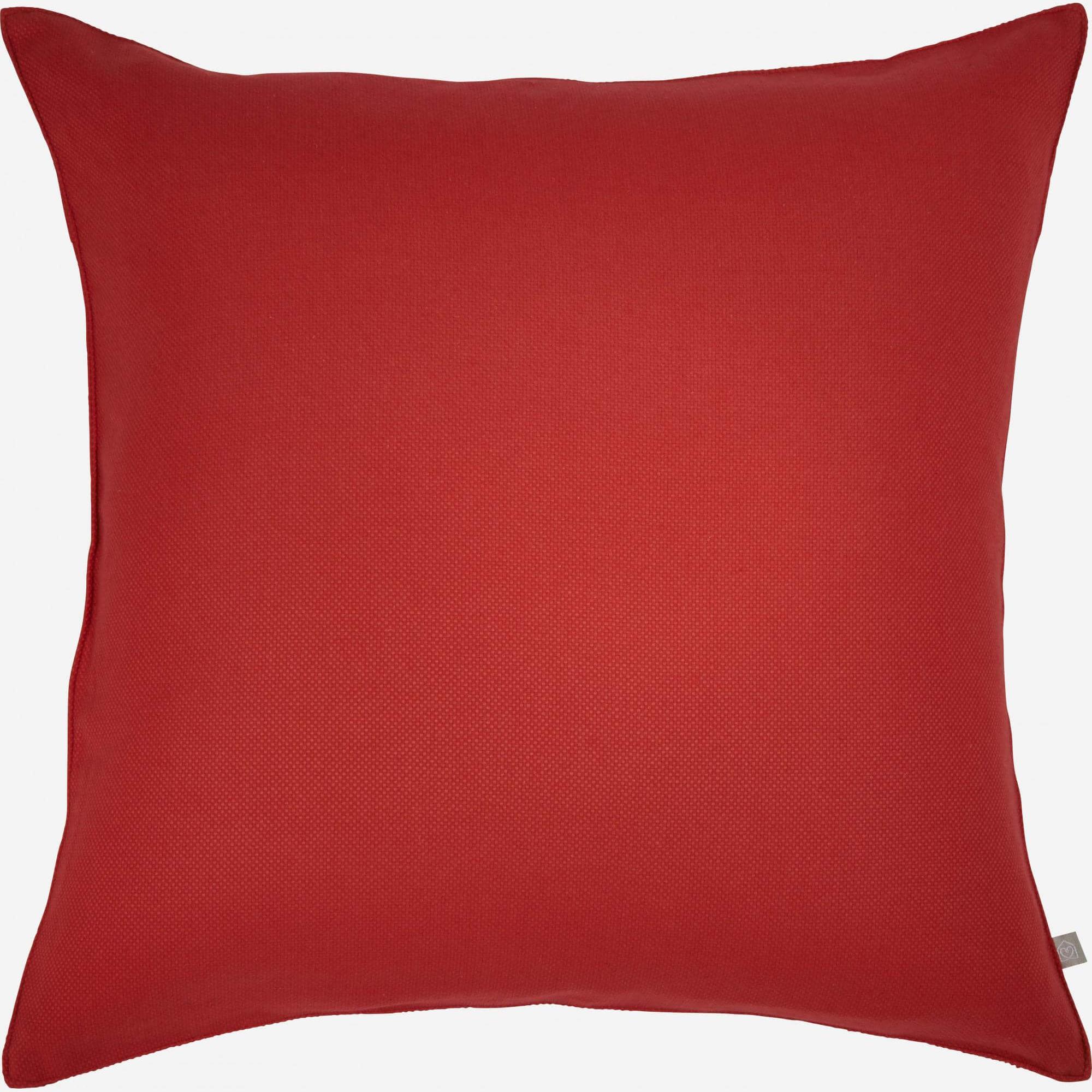 Cotton cushion - Red - 50 x 50 cm