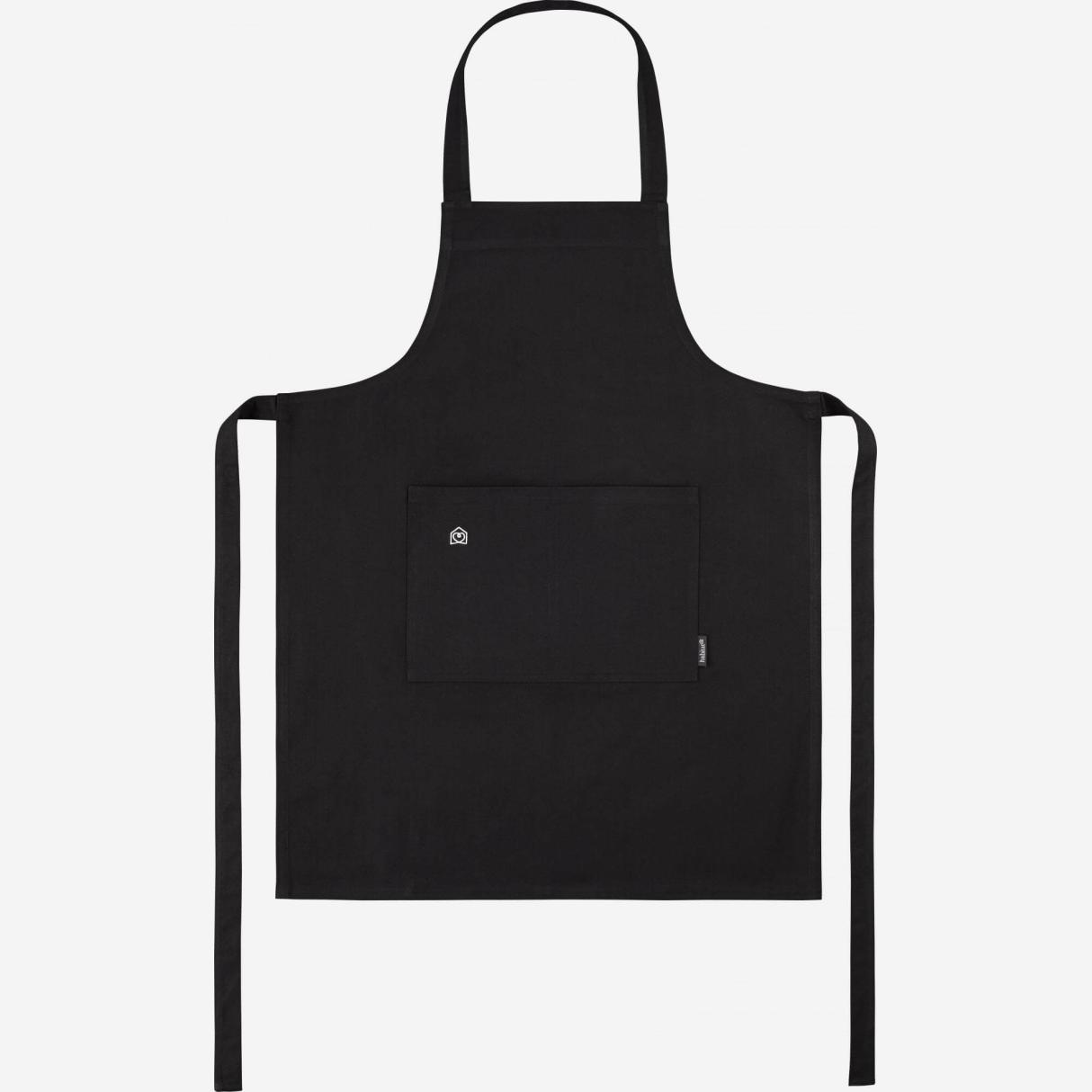 Tablier de cuisine en coton - Noir