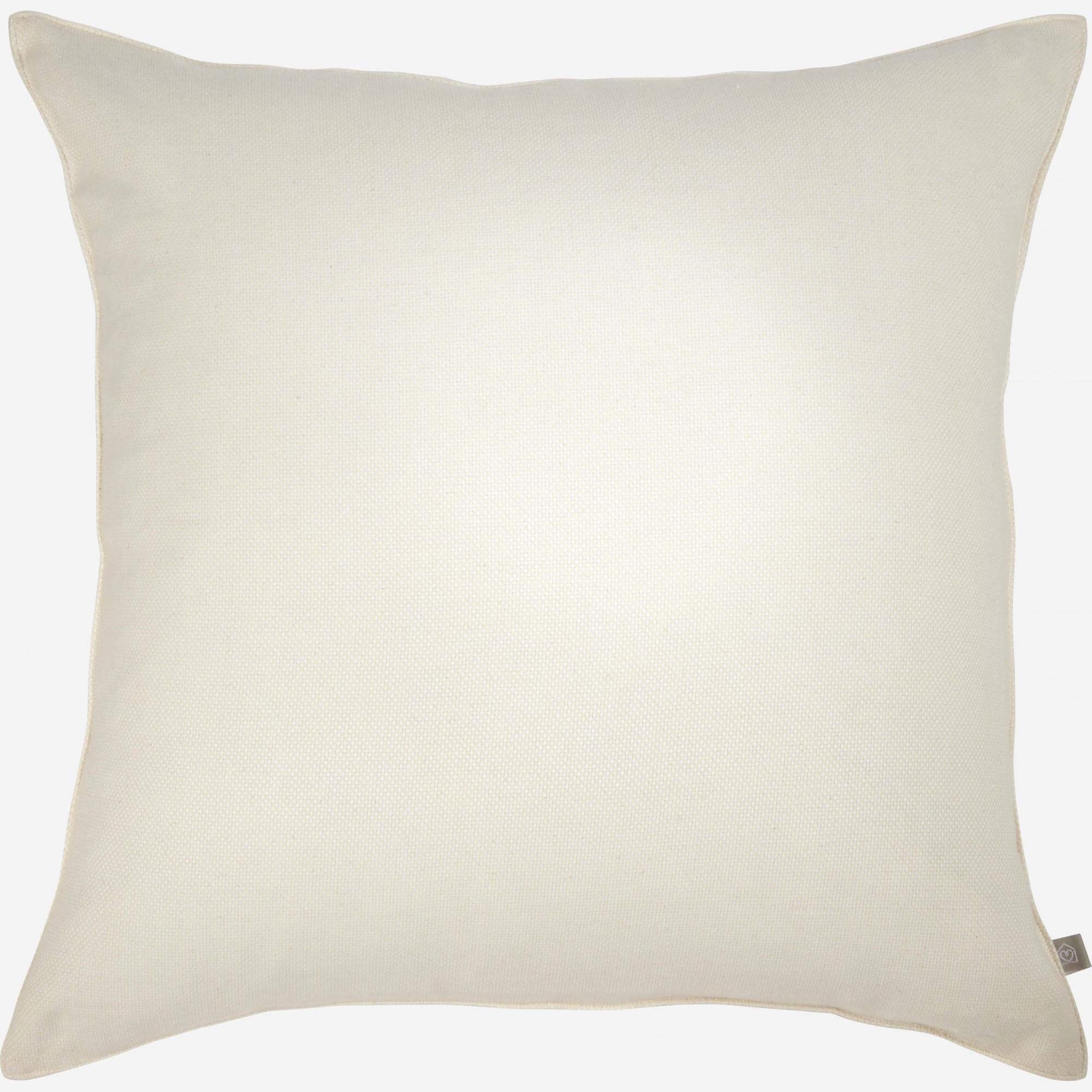 Cotton cushion - White - 50 x 50 cm