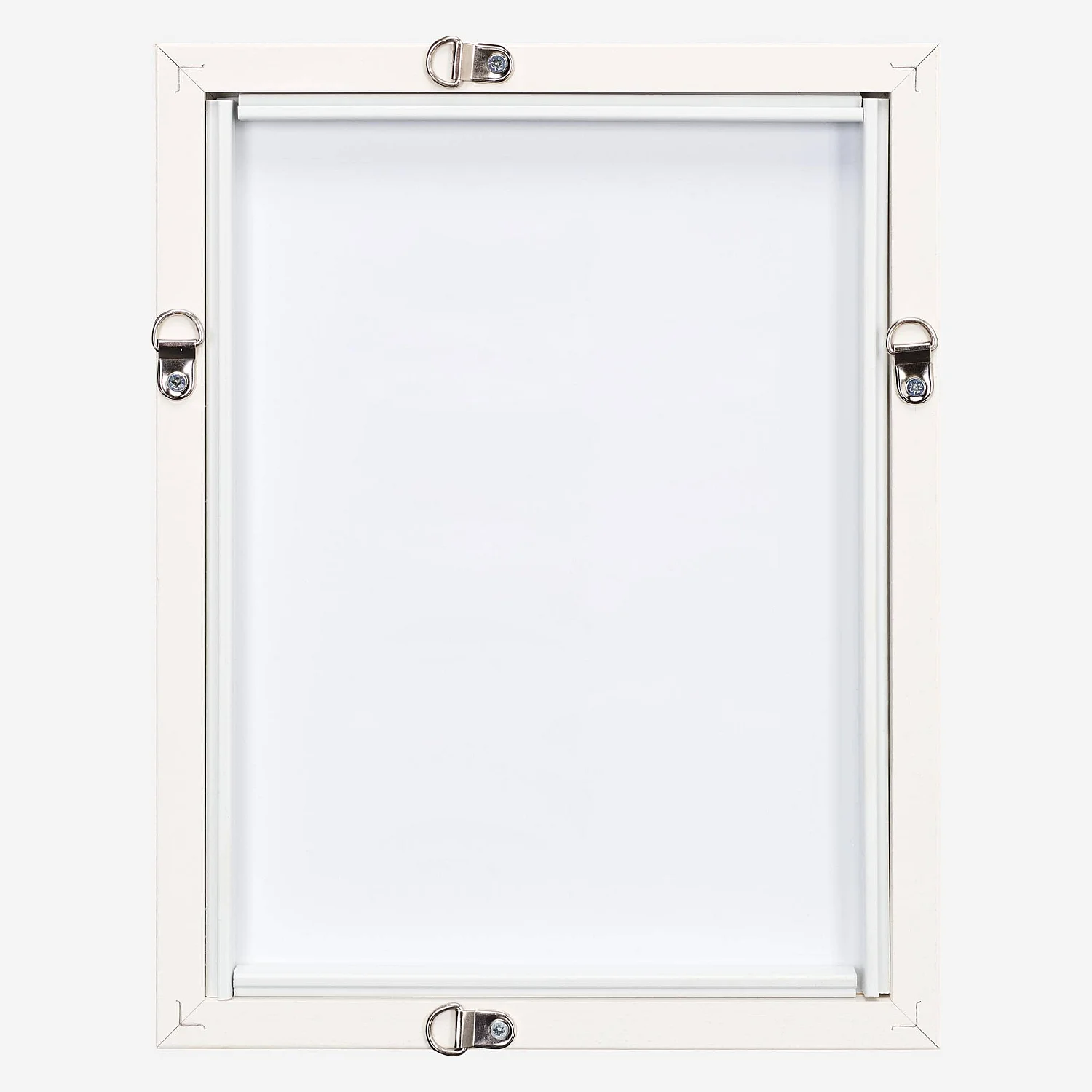 Moldura de parede de madeira - 18 x 24 cm - Branco - 4