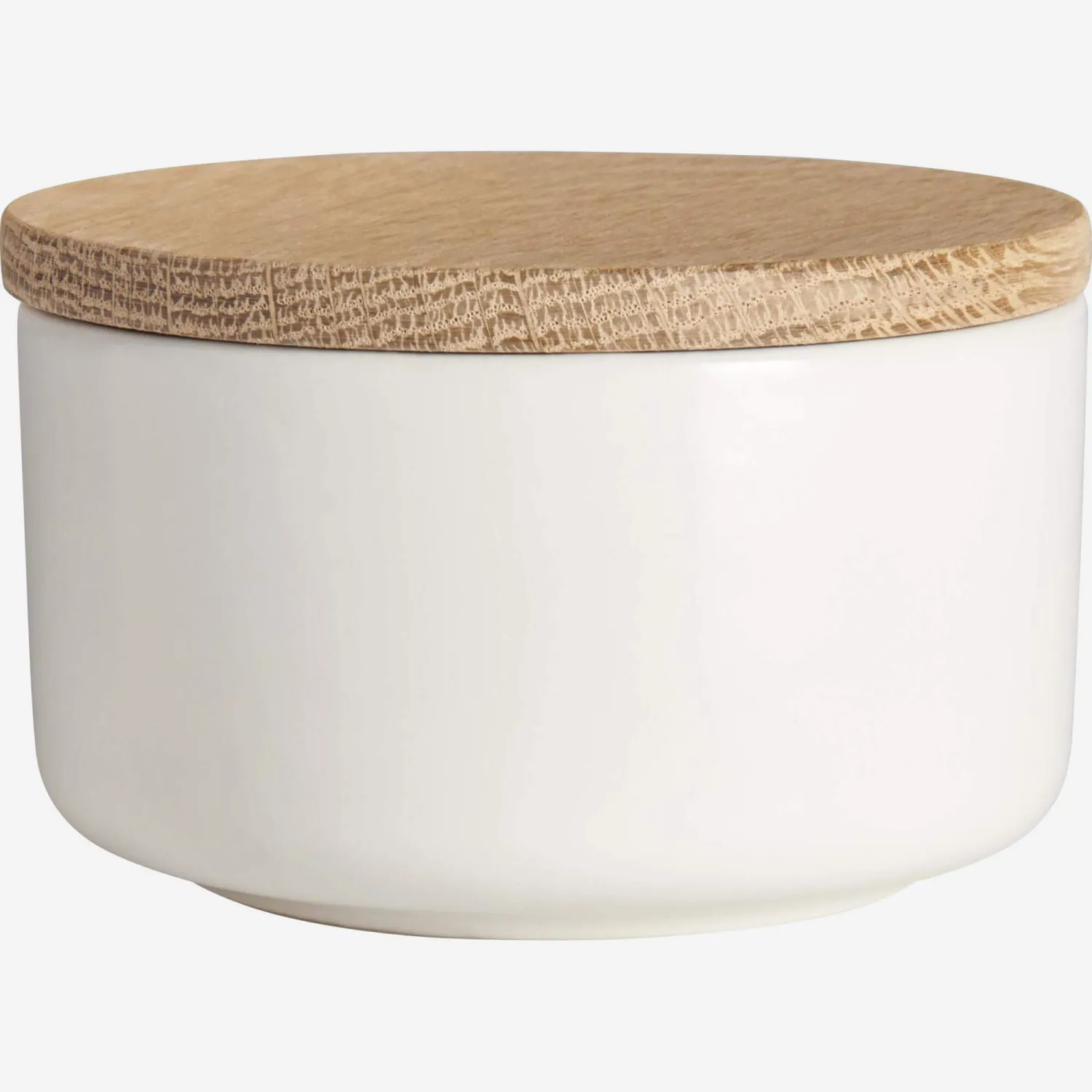 Bokaal met houten deksel 6,5 cm