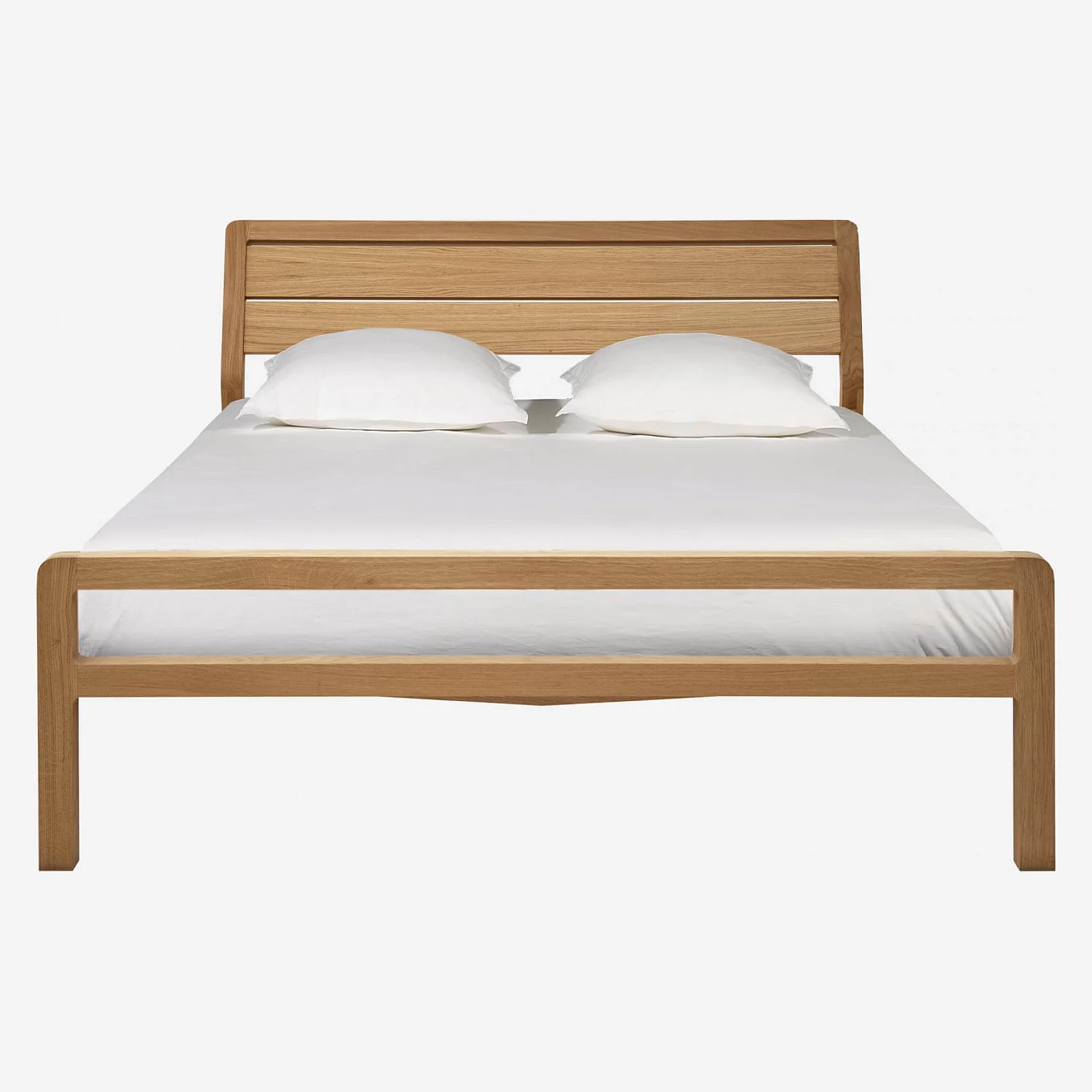 Bett aus Eiche - 180 x 200 cm - Naturfarben - 3