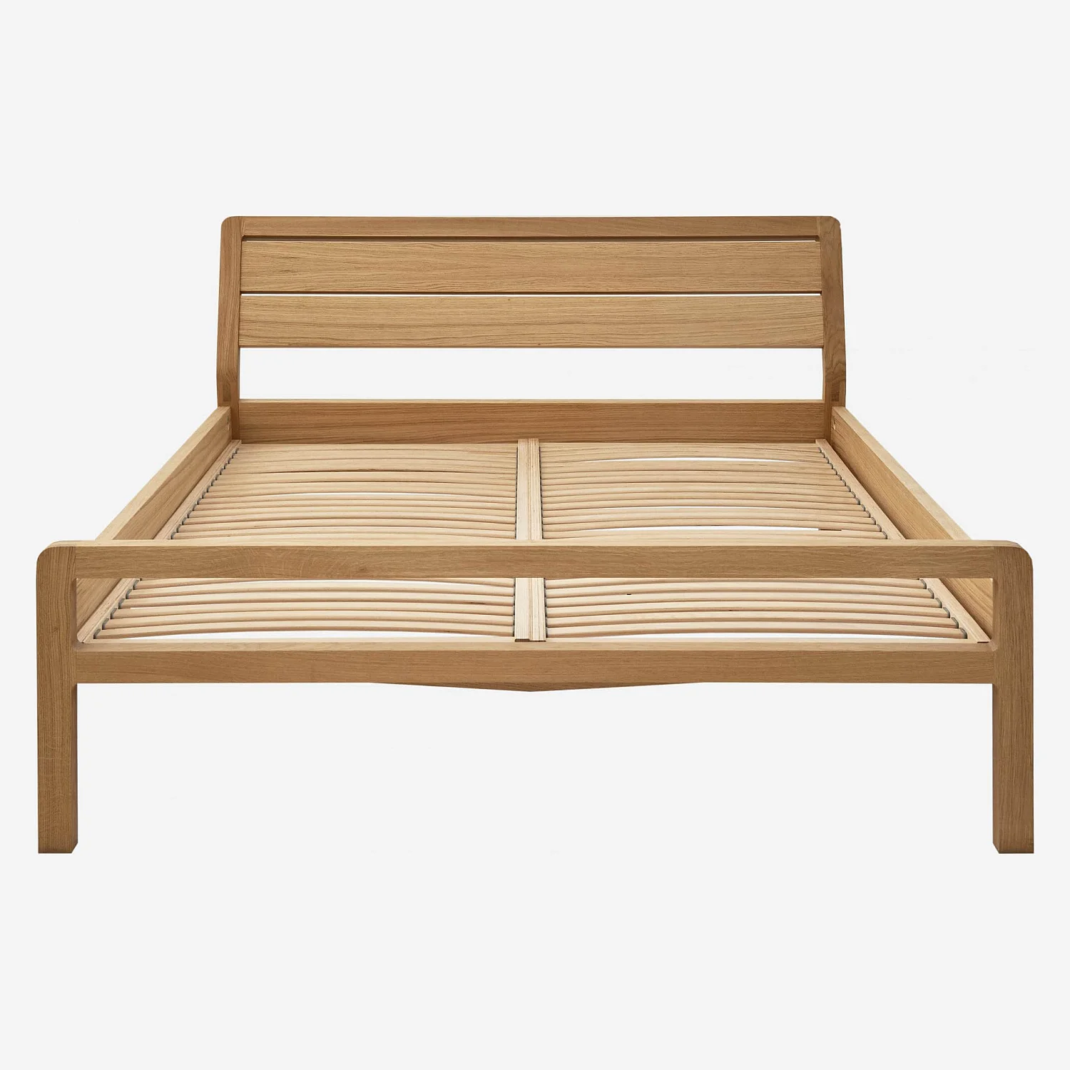 Bett aus Eiche - 180 x 200 cm - Naturfarben - 4