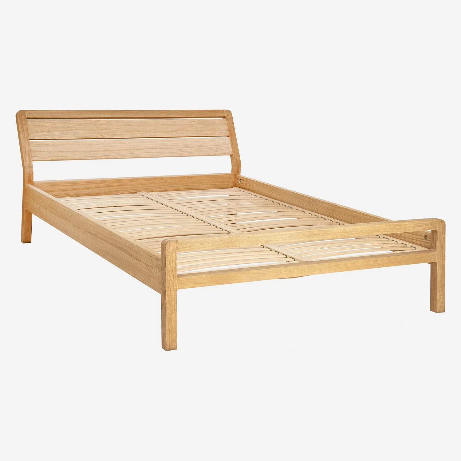 Bett aus Eiche - 180 x 200 cm - Naturfarben - 2