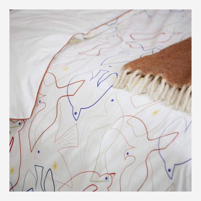 Parure de lit en coton - 140x 200 cm - Motif by Floriane Jacques