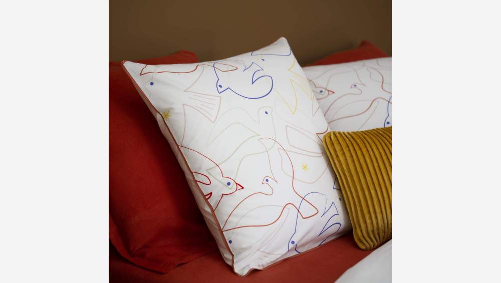 Parure de lit en coton - 140 x 200 cm - Multicolore - Design by Floriane Jacques