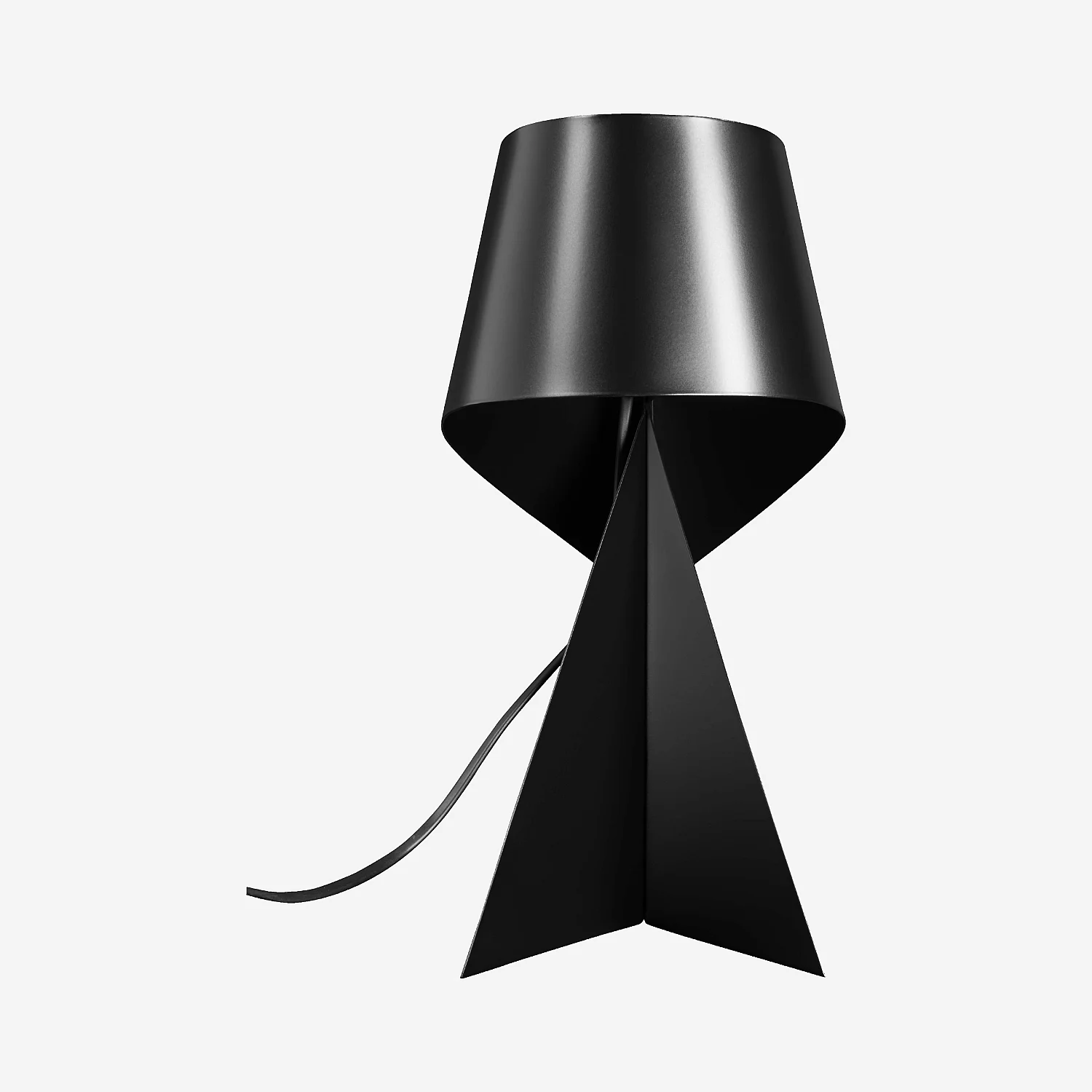 Lámpara de mesa de metal - Negra - 50 cm - Design by Claire Norcross - 2