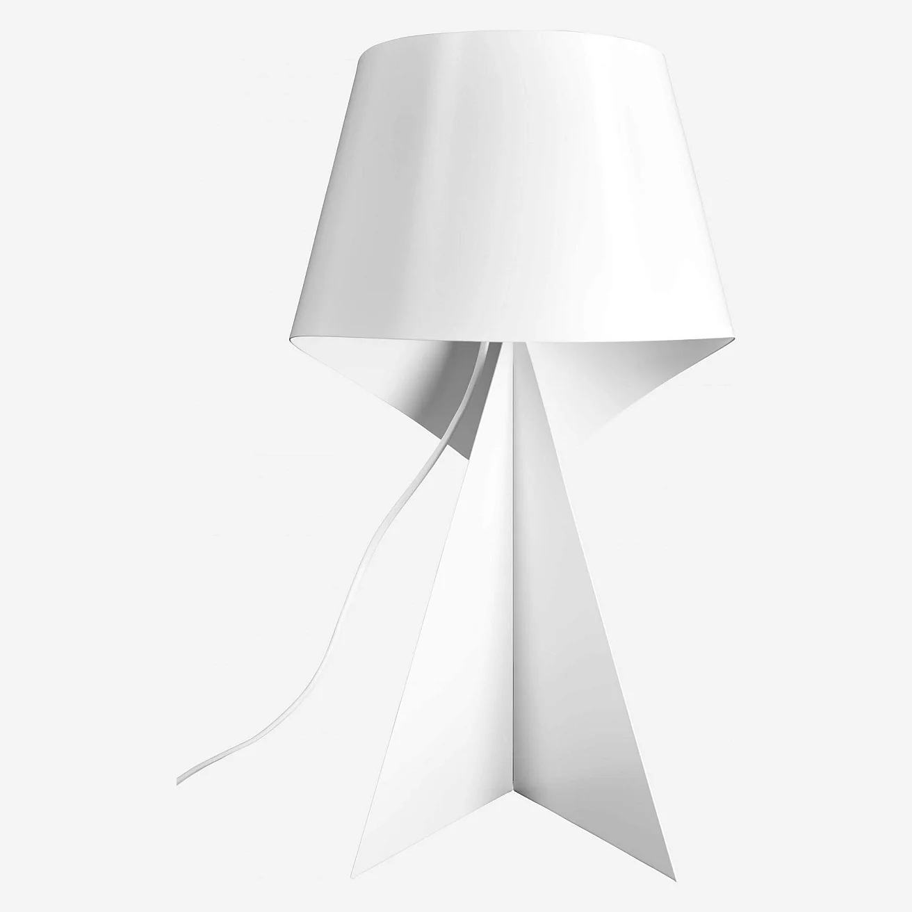 Metal table lamp - White - 52 cm - 2