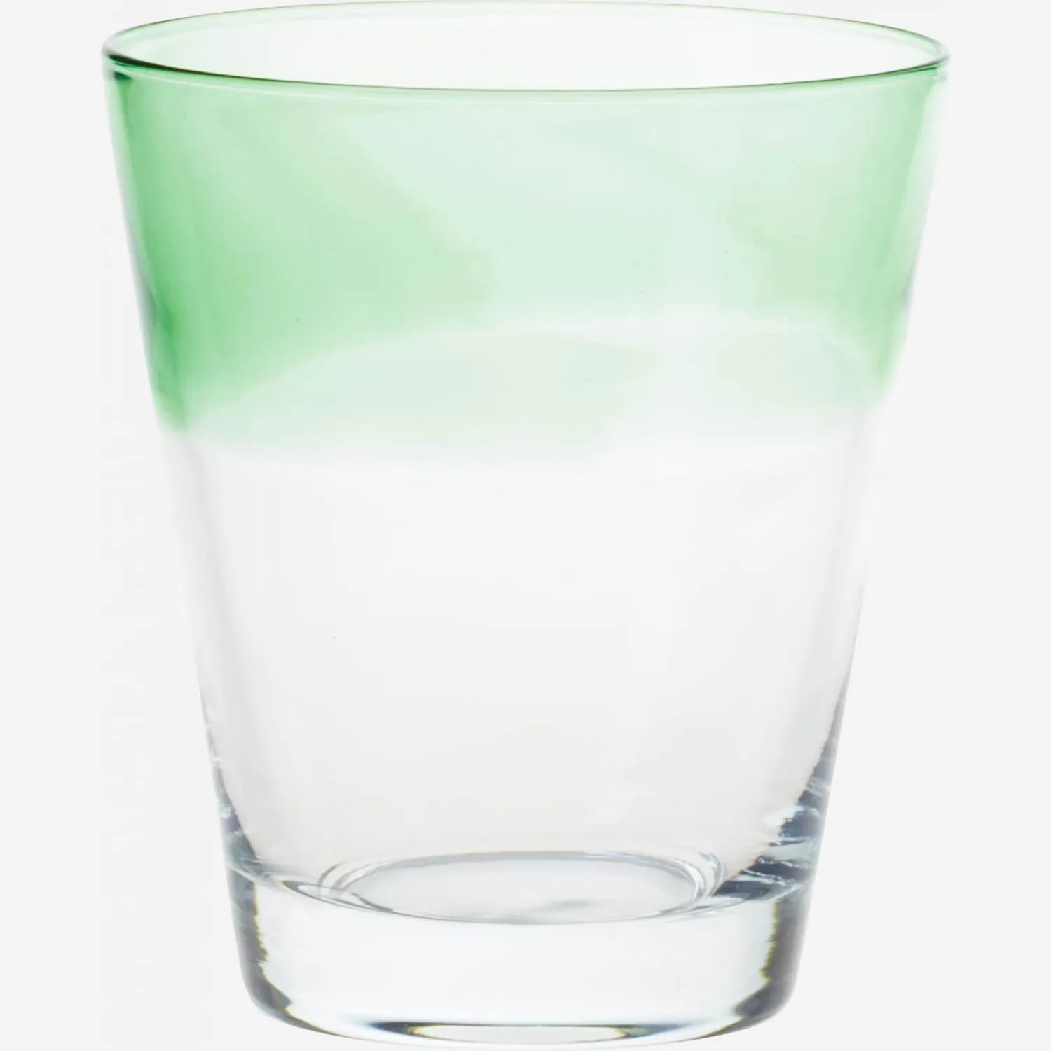 Gobelet en verre soufflé 360 ml - Vert