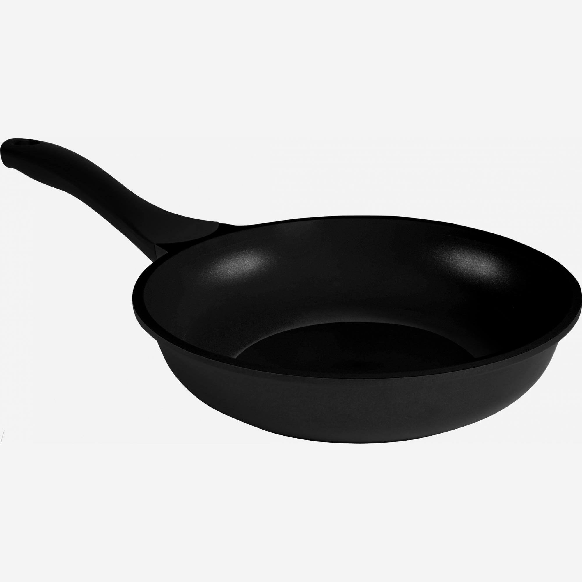 Aluminium frying pan - 24 cm - Black