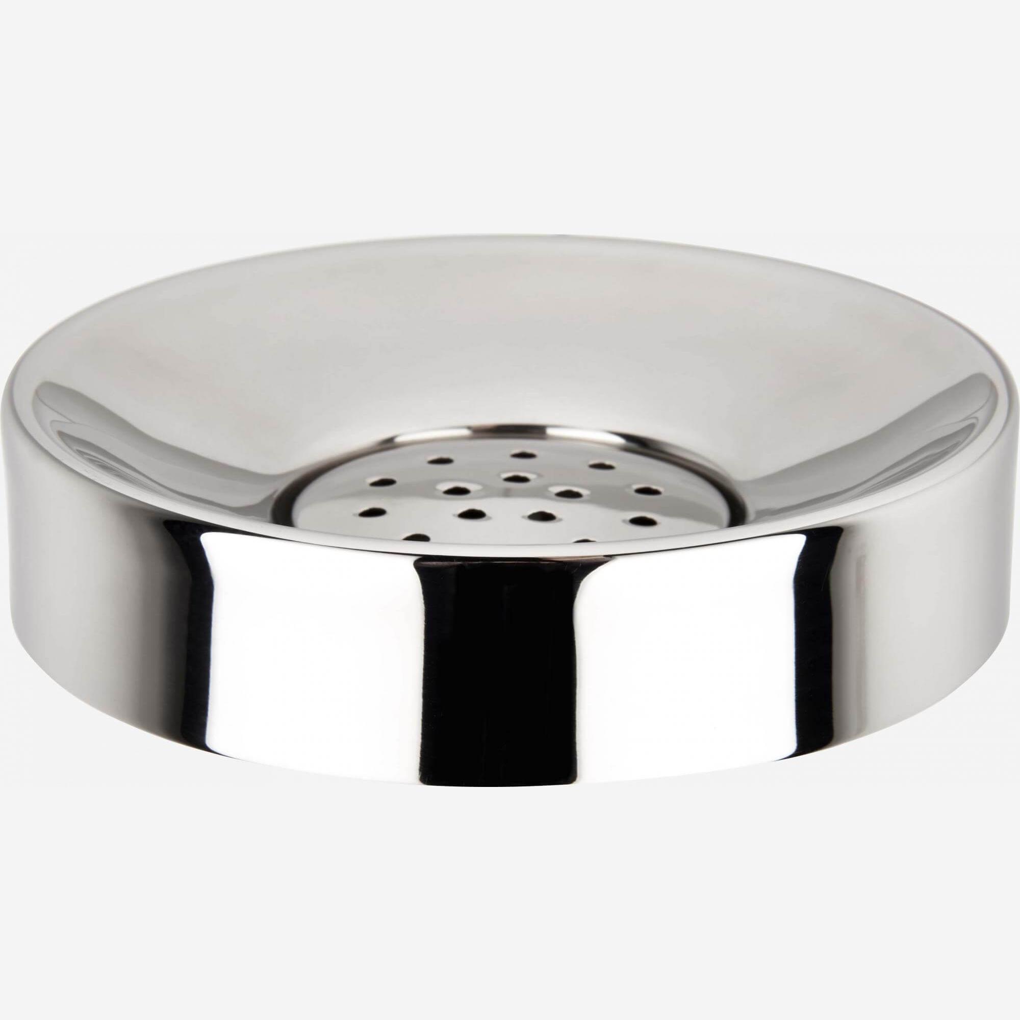 Soap dish in stainless steel