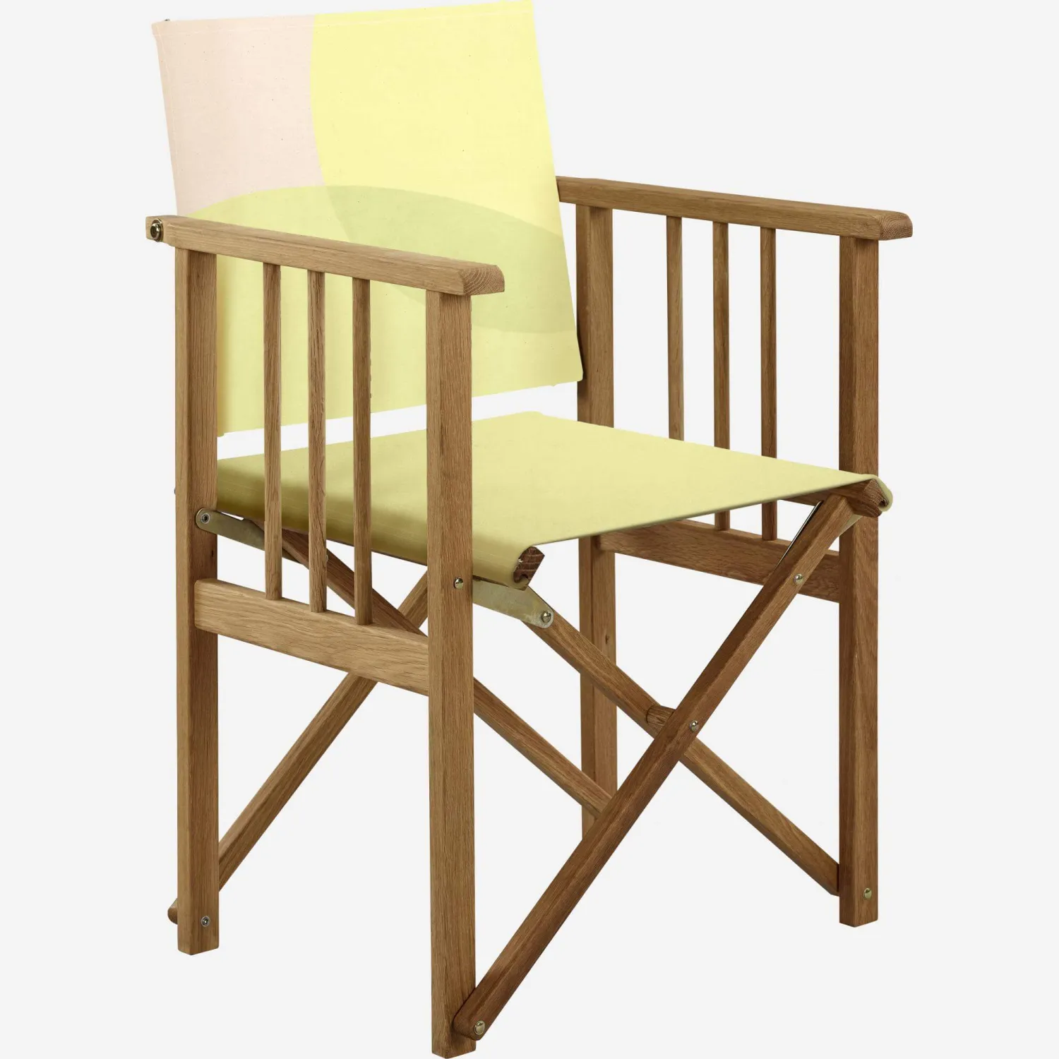 Toile en coton pour chaise pliante - Jaune clair