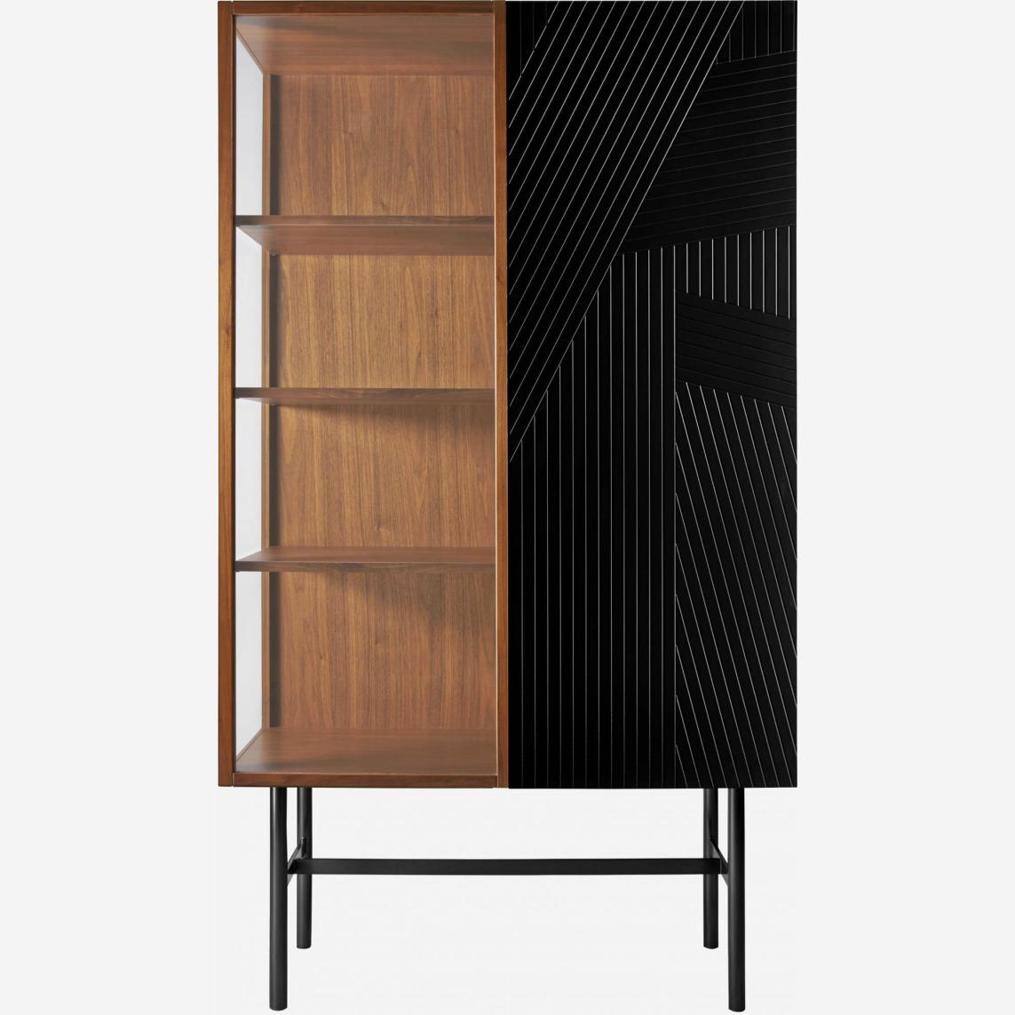 Credenza alta in noce