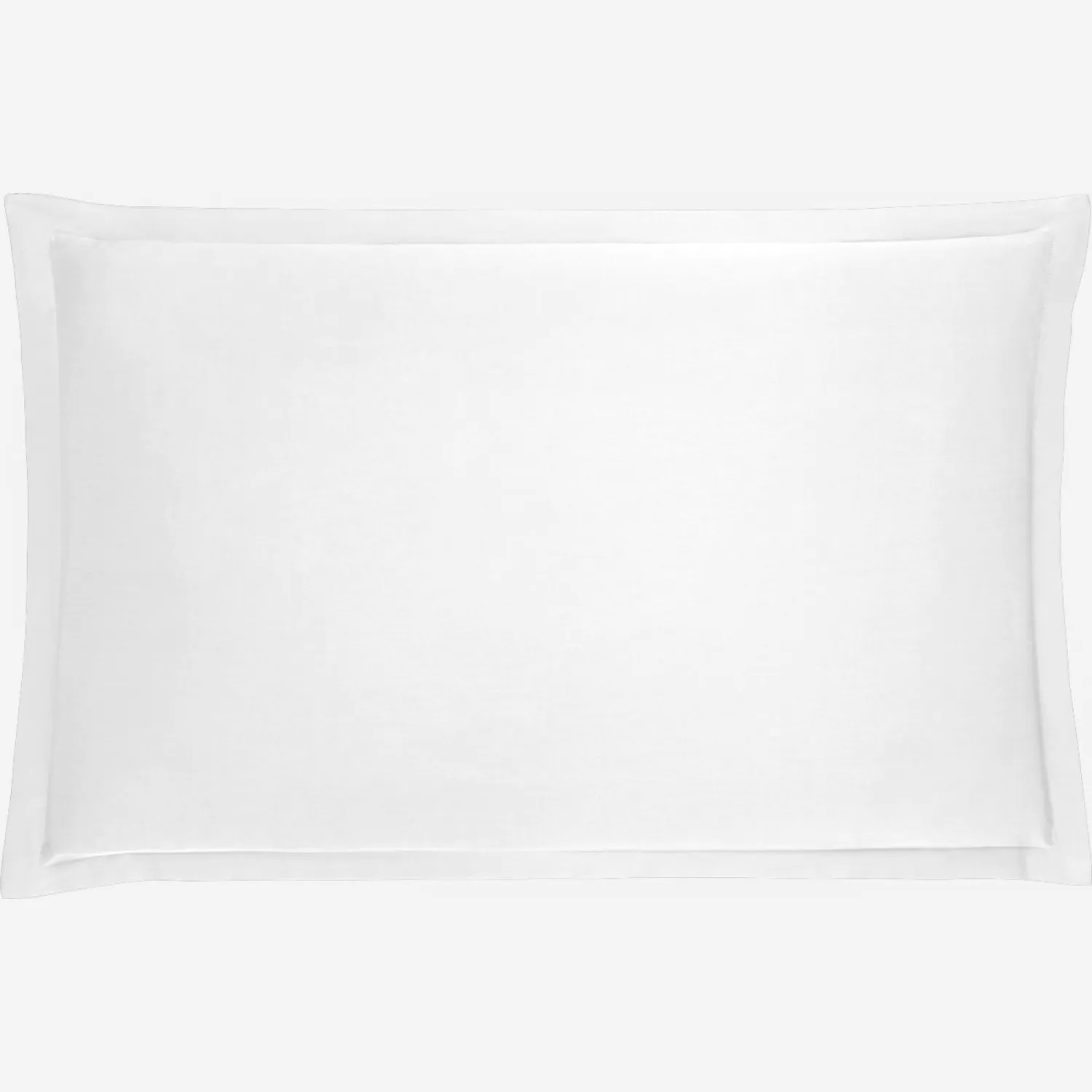 Taie d'oreiller en satin de coton - 50 x 80 cm - Blanc