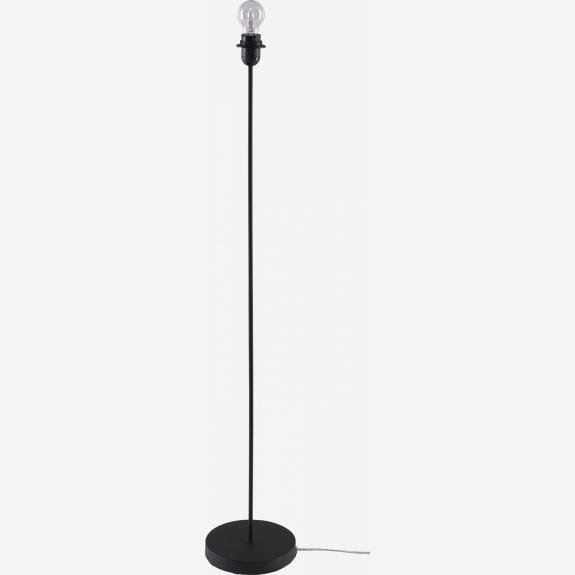 Pé de candeeiro de metal - 130 cm - Preto