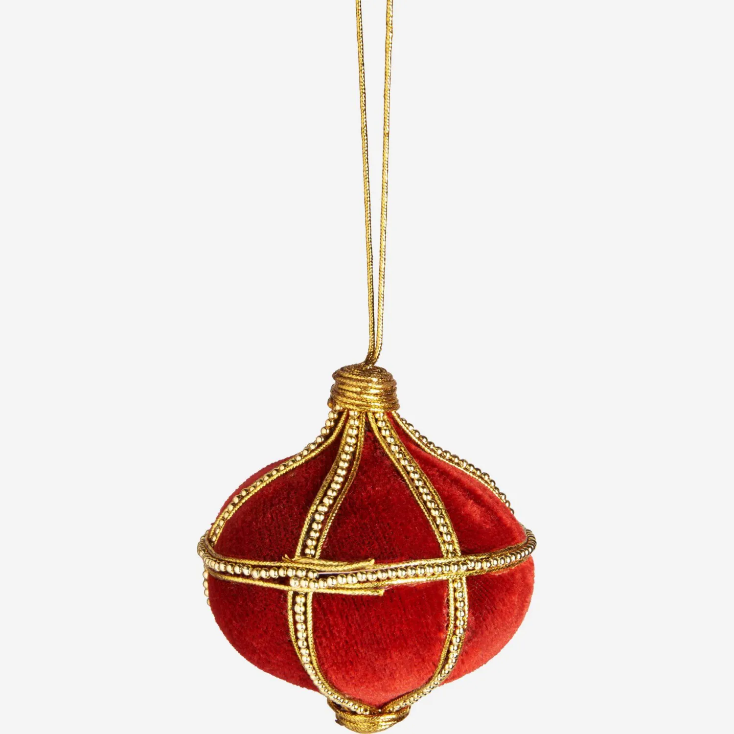 Boule de noël velours