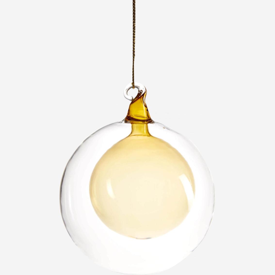 Blown glass bauble Christmas decoration