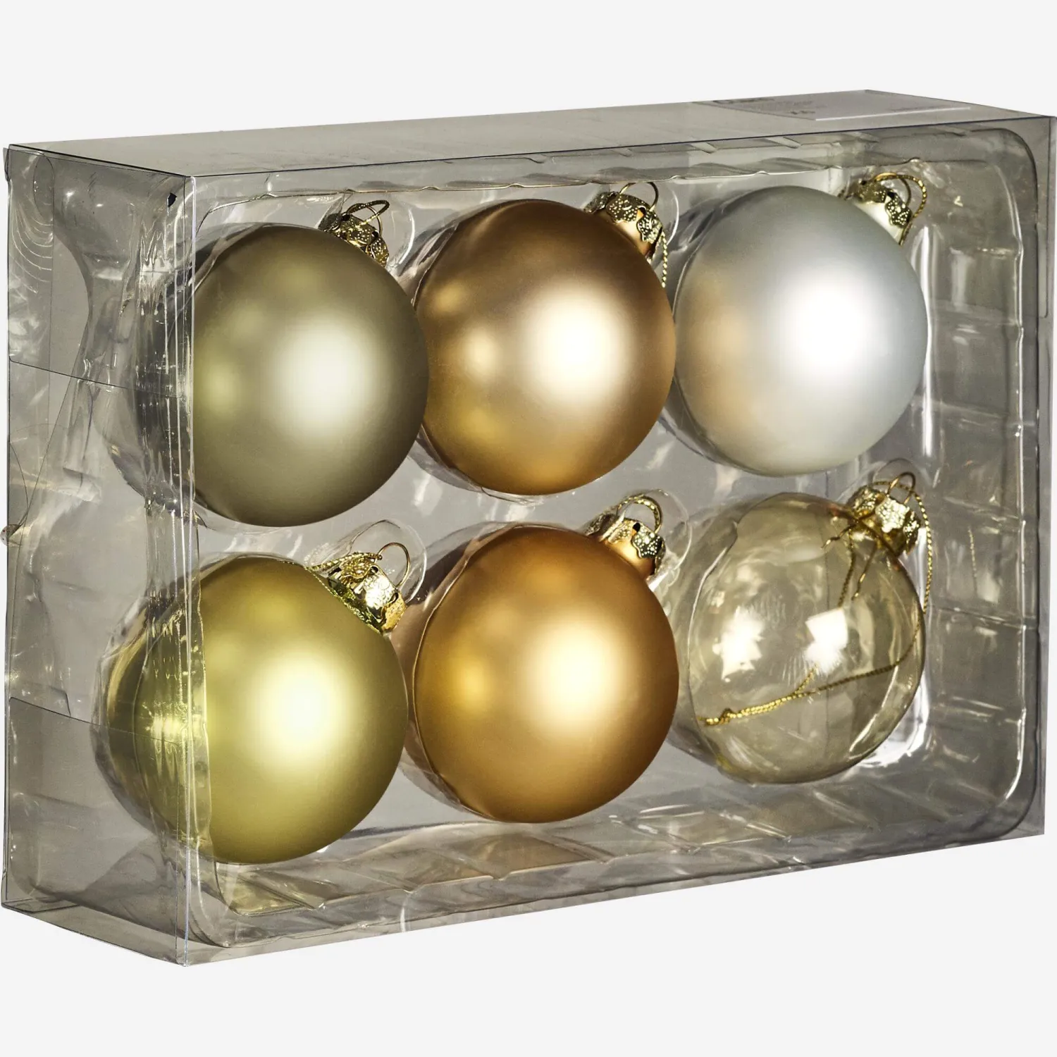 Décoration de Noël  pack de 6 boules de noël