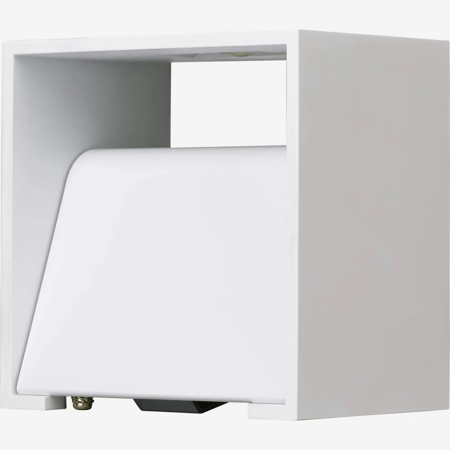 Applique murale carrée 12x12cm blanche