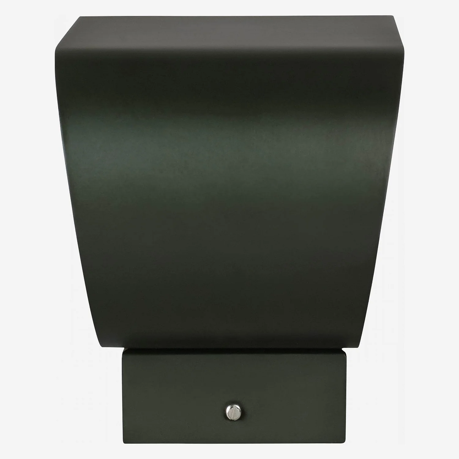 Applique murale en métal - 18 x 8 cm - Noire - 3