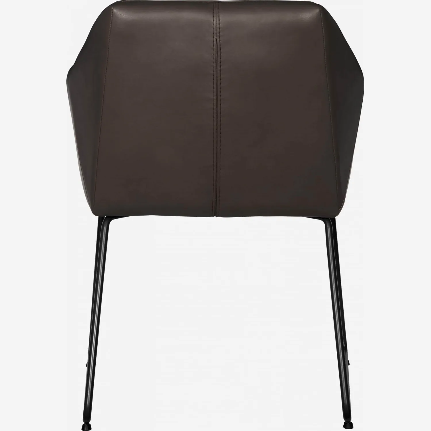 Fauteuil - Bronze - Pied acier laqué noir