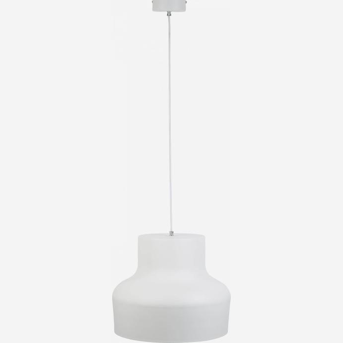 ALDGATE/ LRG WHITE PENDANT LAM