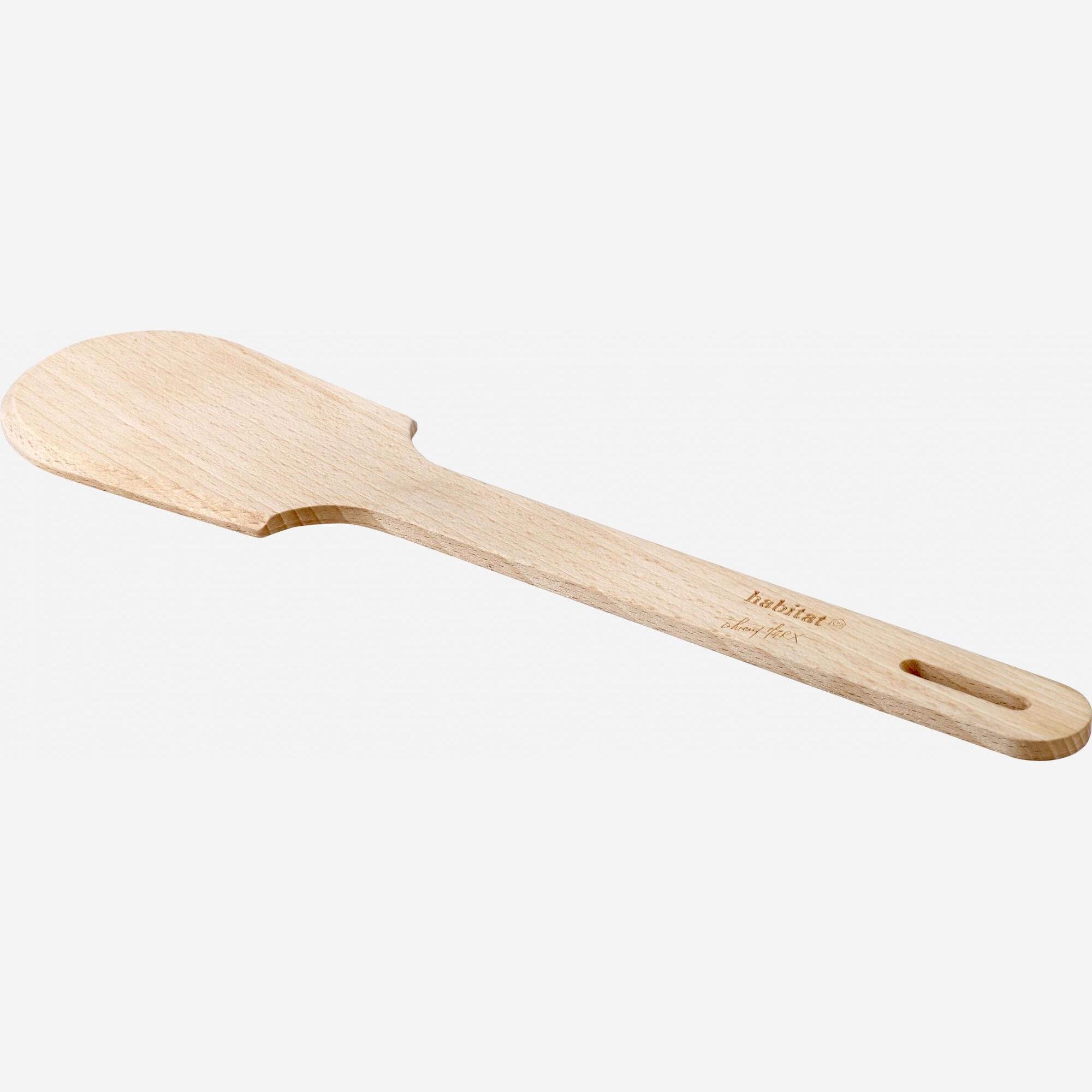 Beech mixing spatula