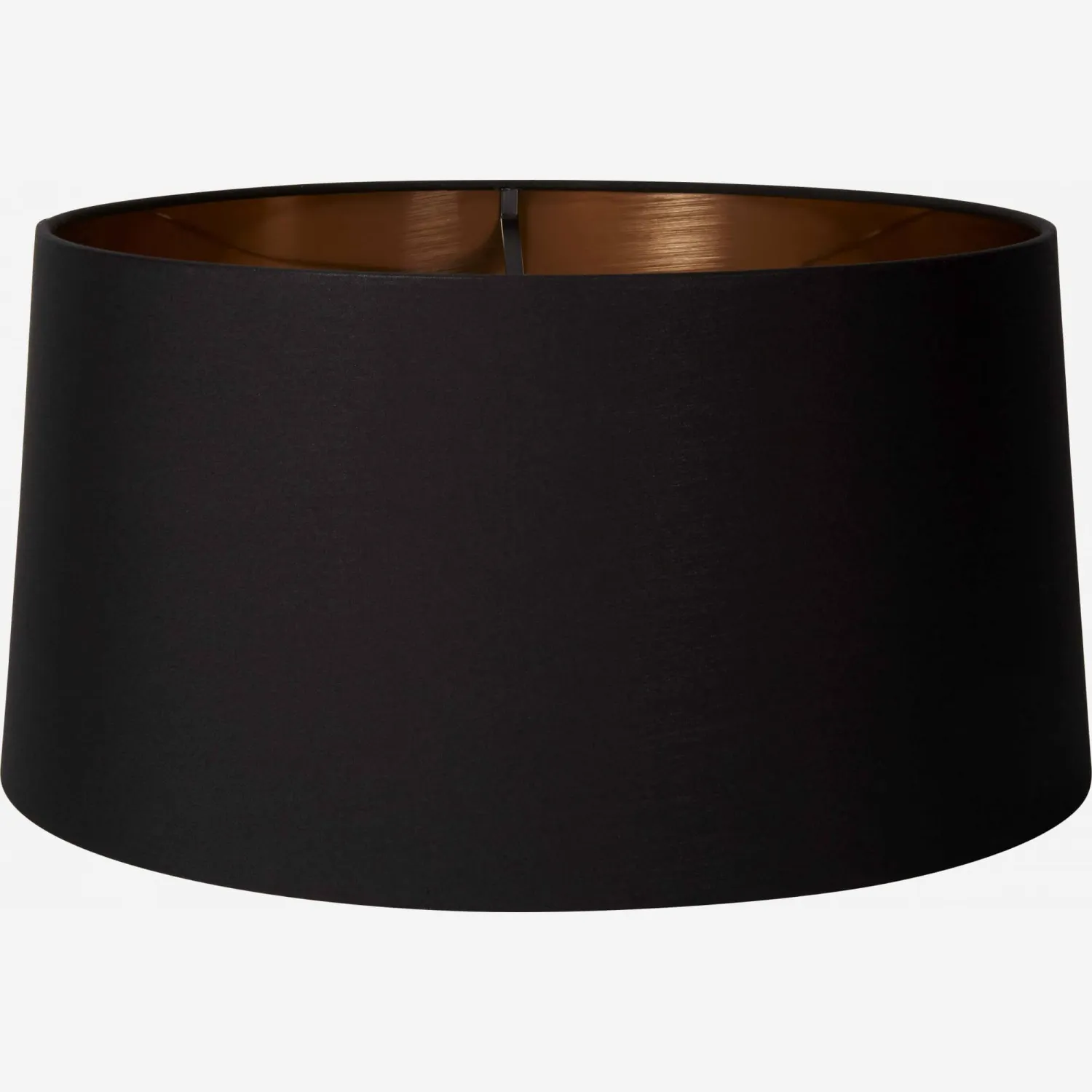Abat-jour en coton - 38 x 19 cm -  Noir