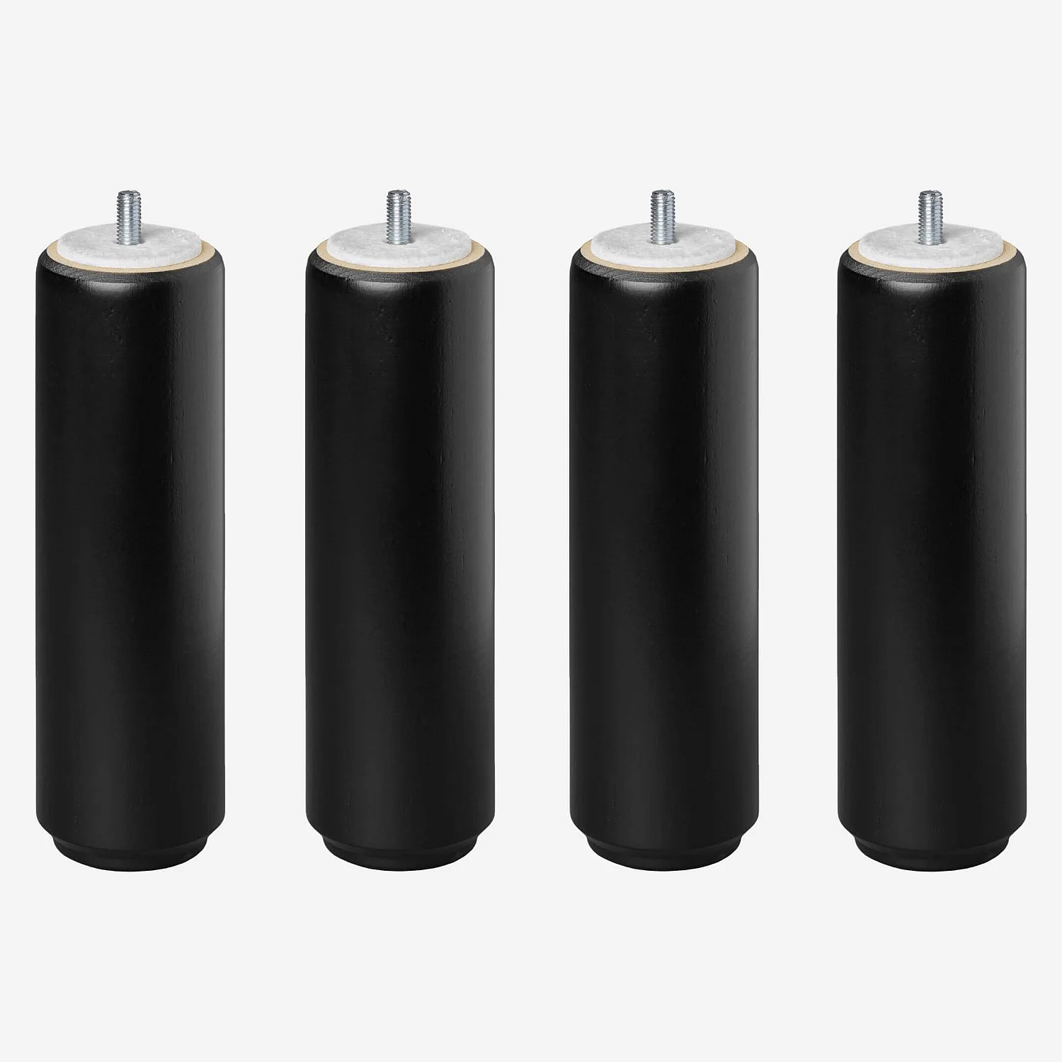 Round black beech legs x4 - 2