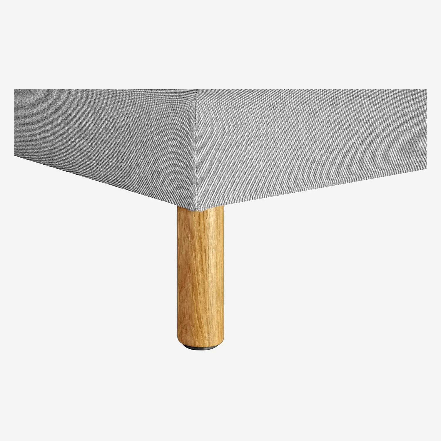 Set di 4 gambe cilindriche per letto in rovere - 16 cm - Naturale - 1