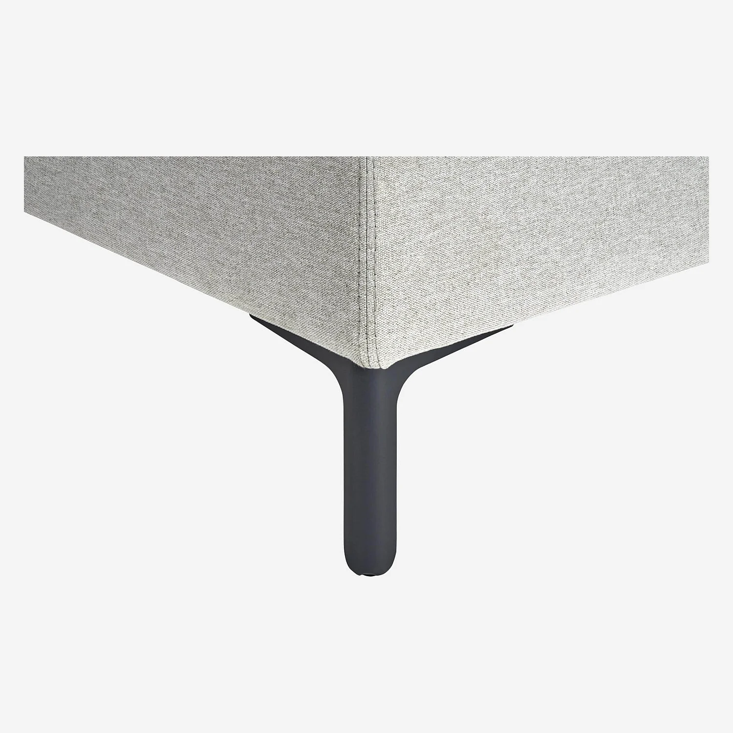 Set van 4 metalen bedpoten - 16 cm - Antracietgrijs - 1