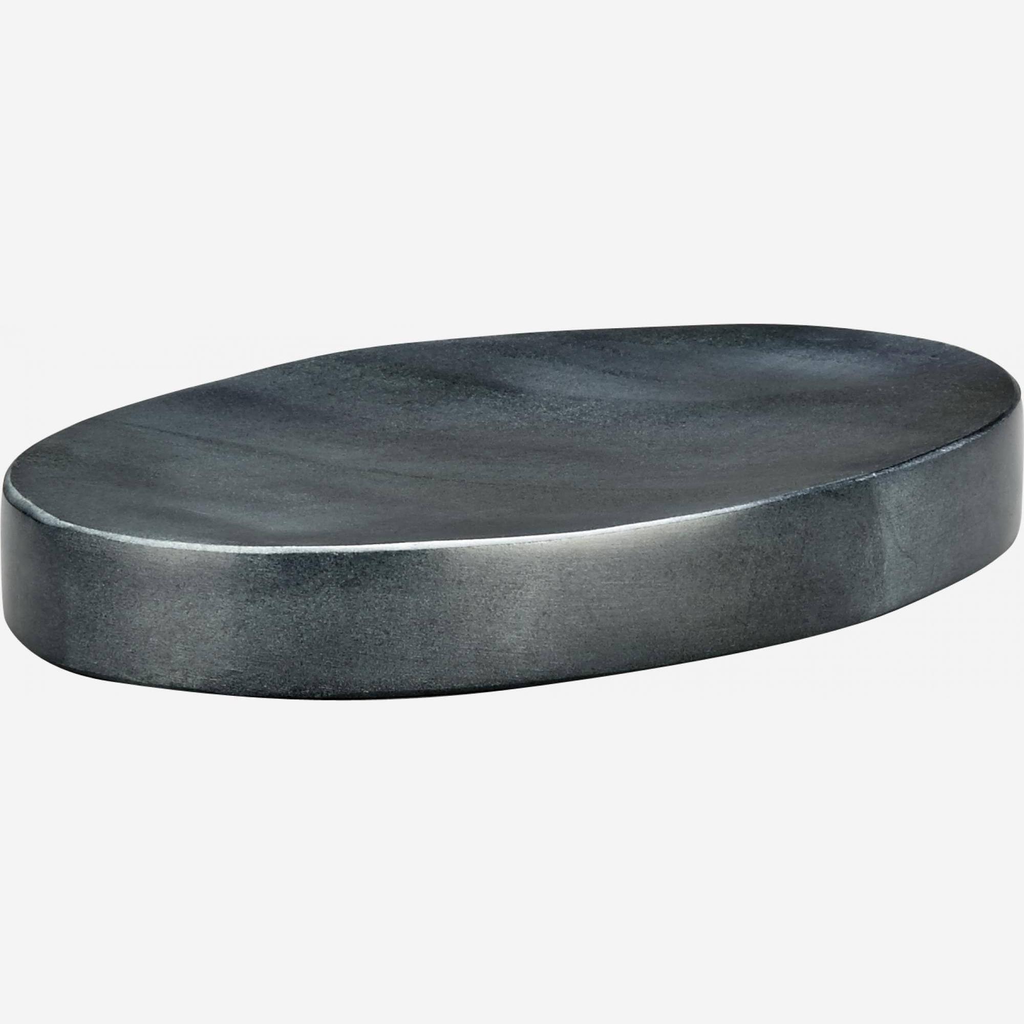 PHILIPPE/ GREY SOAPSTONE SOAPDISH 