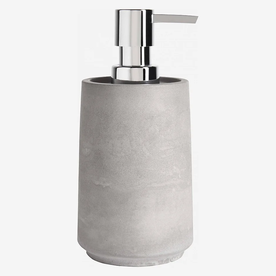 Distributeur de savon en béton - Gris - 2
