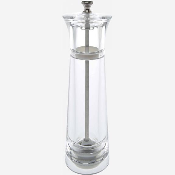 Transparent pepper mill