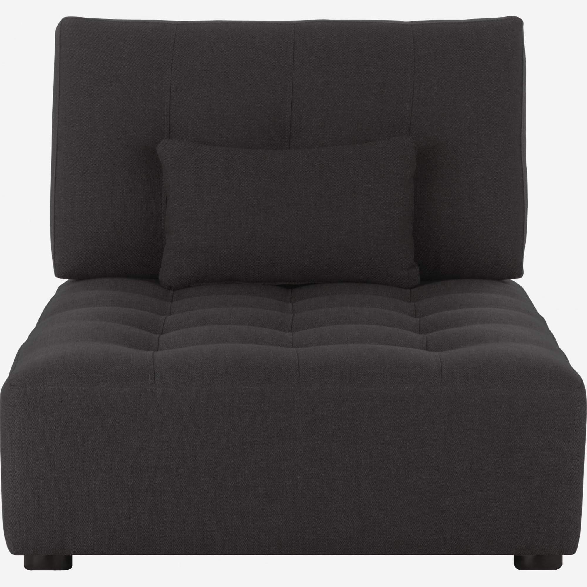 Fabric chaise longue - Anthracite grey