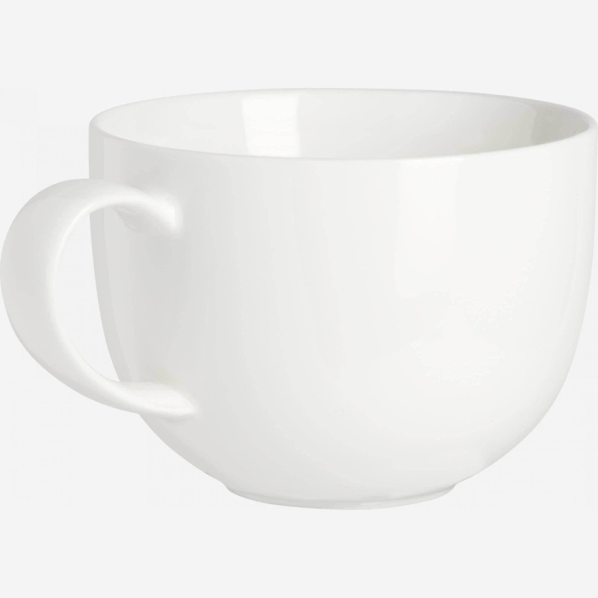 Porcelain mug - 11 cm - White