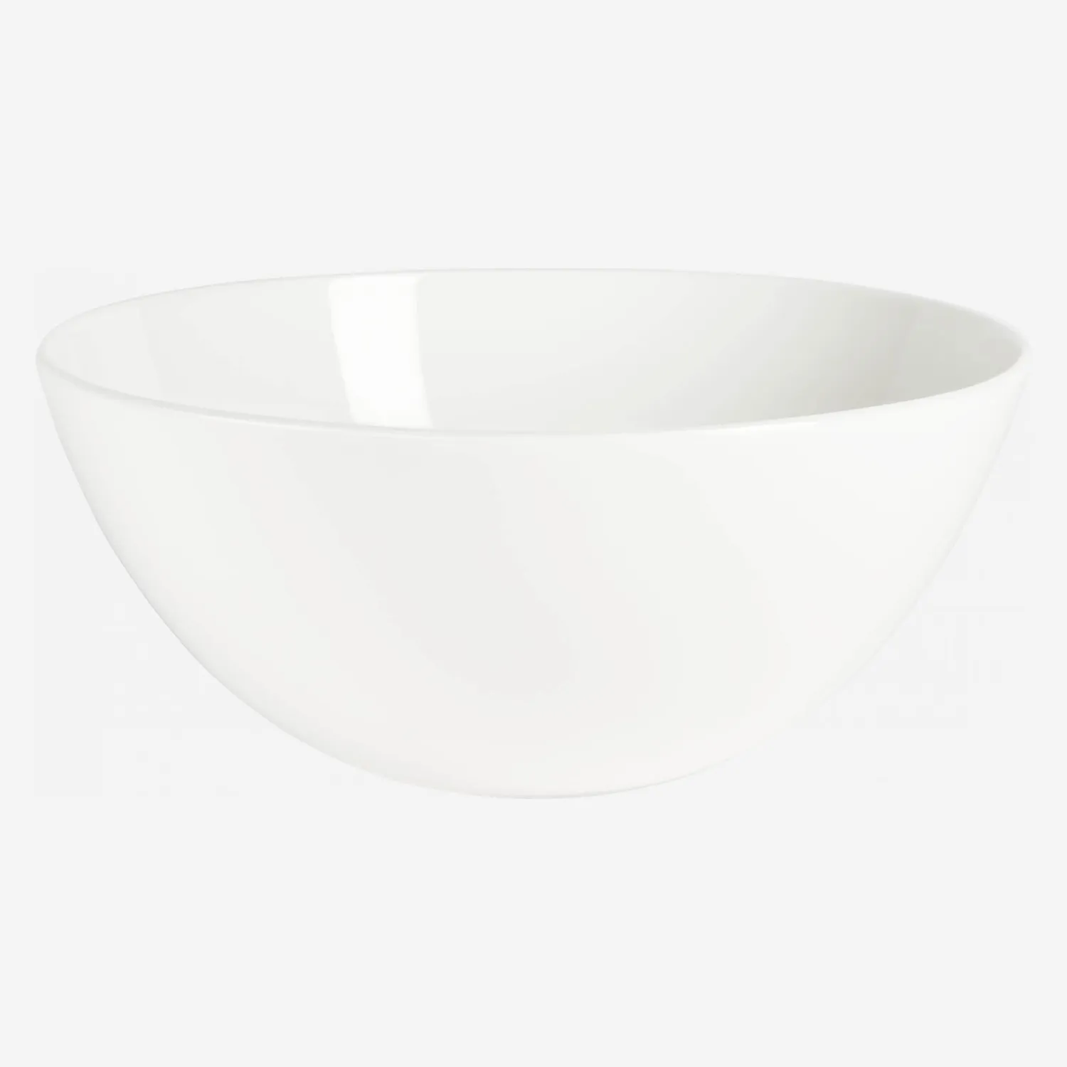 Saladier en porcelaine - 25 cm - Blanc - 1