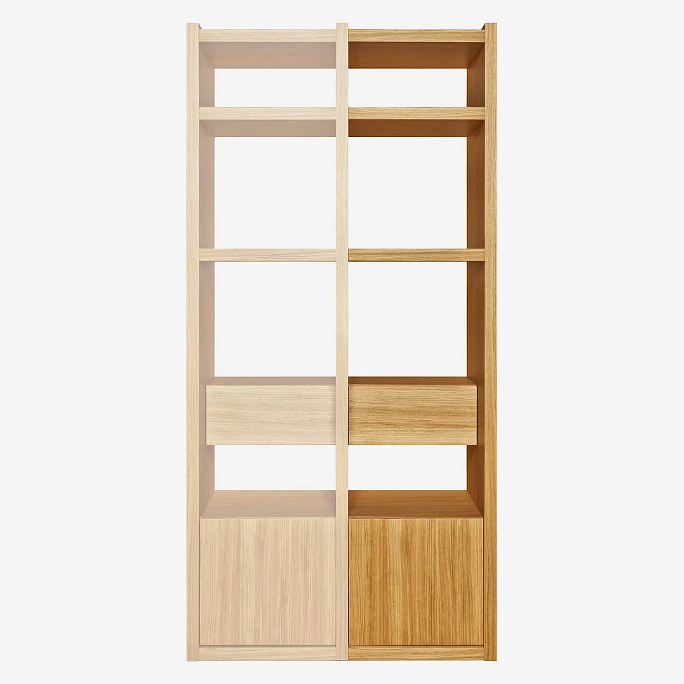 Extension petit modèle pour bibliothèque en chêne - Design by Hélèna Pille - 2