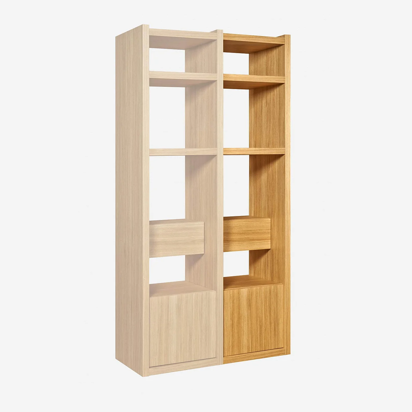 Extension petit modèle pour bibliothèque en chêne - Design by Hélèna Pille - 4